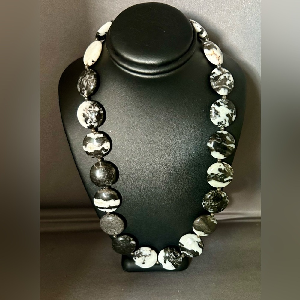 Artisan Zebra Jasper Necklace